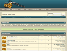Tablet Screenshot of dicetalk.com
